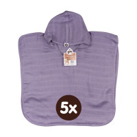 Ponczo bambusowe XKKO BMB Colours - Lavender Aura Rozmiar 1 5x1szt. (Hurt. opak.)