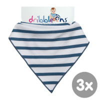 Dribble Ons Designer - Nautical Stripes 3x1szt. (Hurtowe opak.)