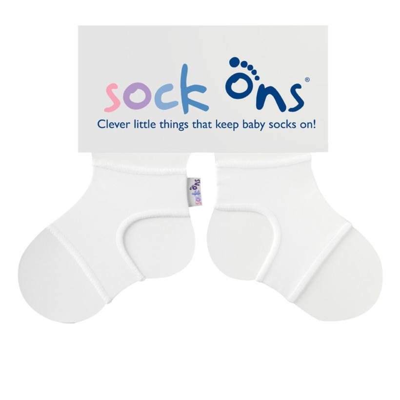 Sock Ons Classic - White Rozmiar 6-12m