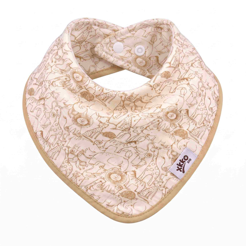 Bandanka bambusowa XKKO BMB Safari - Honey Mustard