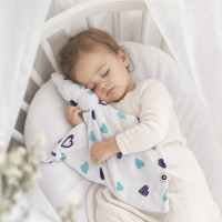 Przytulanka bambusowa XKKO BMB - Ocean Blue Hearts