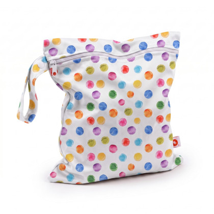 Wodoodporny woreczek XKKO Rozmiar S - Watercolour Polka Dots