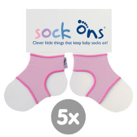 Sock Ons Classic - Baby Pink 5x1para (Hurtowe opak.)