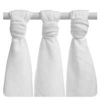 Bambusowe pieluchy XKKO BMB 70x70 - White 10x3st. (Hurtowe opak.)