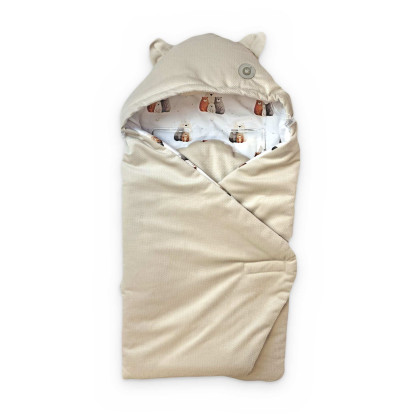 Śpiworek do fotelika samochodowego XKKO LUX - Bear Family