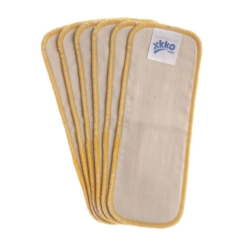 XKKO Organic Twill Wkład chłonny - Natural Rozmiar S 6 szt.