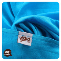 Bambusowe pieluchy XKKO BMB 70x70 - Cyan Choco MIX