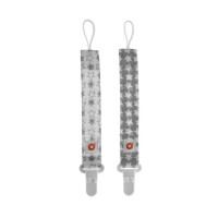 XKKO Zawieszka do smoczka 2szt. - Little Stars Silver MIX 5x2Szt. (Hurt.opak.)