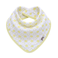 Bandanka bambusowa XKKO BMB - Little Stars Lemon