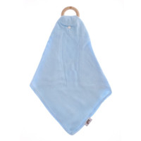 Gryzak bambusowy XKKO BMB z muślinem - Baby Blue 6x1szt. (Hurt. opak.)