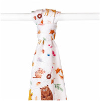 Pielucha bambusowa XKKO BMB 90x100 Digi - Wild Forest