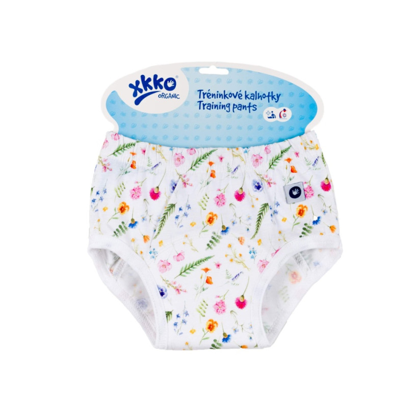 Majtki treningowe XKKO Organic - Summer Meadow Rozmiar L
