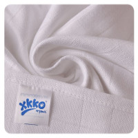 Pieluszki XKKO Organic 80x80 - Stare Czasy Białe 5x5szt. (Hurtowe opak.)