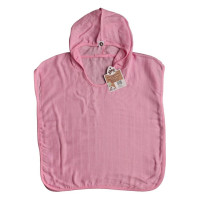 Ponczo bambusowe XKKO BMB - Baby Pink 5x1szt. (Hurt. opak.)