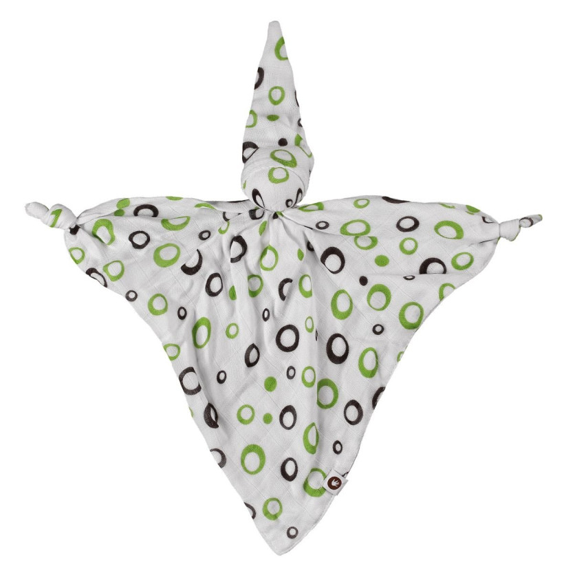 Przytulanka bambusowa XKKO BMB - Lime Bubbles 5x1szt. (Hurtowe opak.)