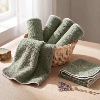 Frotte serwetki XKKO Organic 21x21 - Granite Green