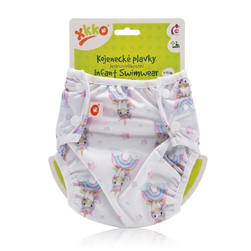 Strój kąpielowy dla niemowląt XKKO OneSize - Unicorns
