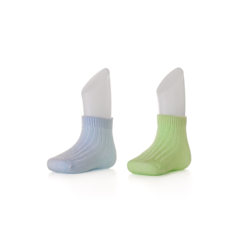Skarpetki bambusowe XKKO BMB - Pastels For Boys 24-36m/2 pary