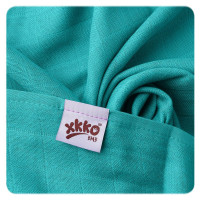 Pielucha bambusowa XKKO BMB 90x100 - Turquoise