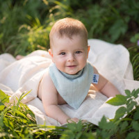 Bandanka XKKO Organic Stare Czasy - Sky Blue