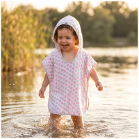Ponczo bambusowe XKKO BMB - Cross Baby Pink