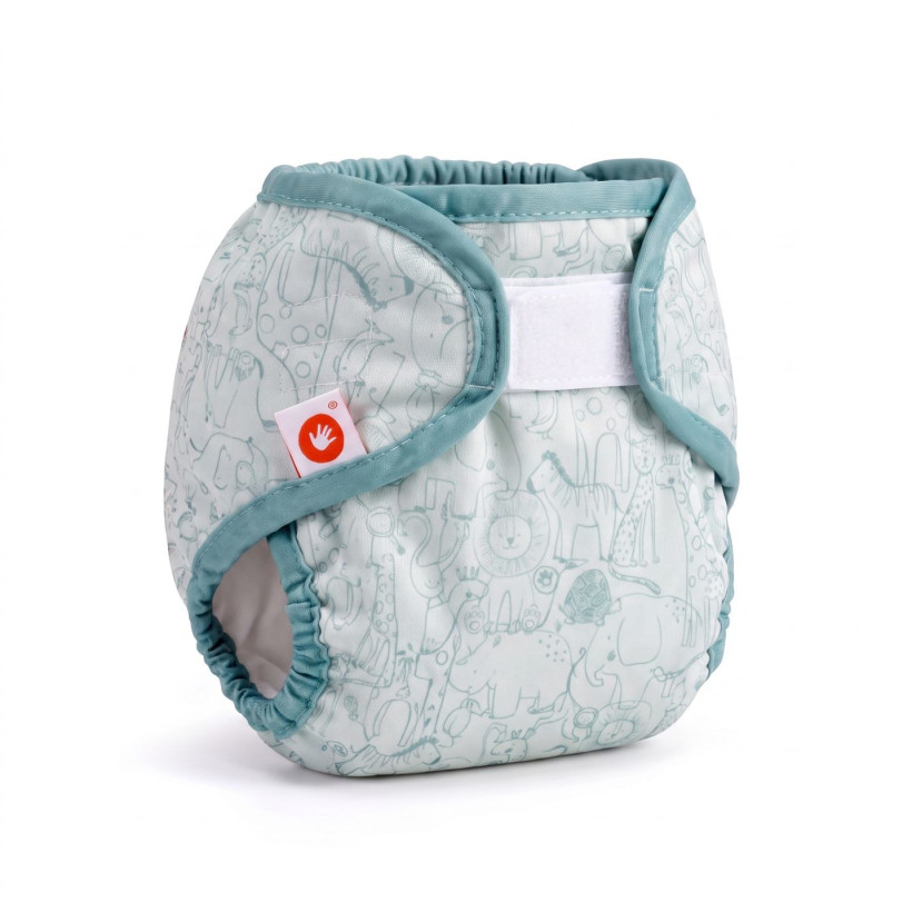 Otulacze XKKO Newborn - Safari Granite Green