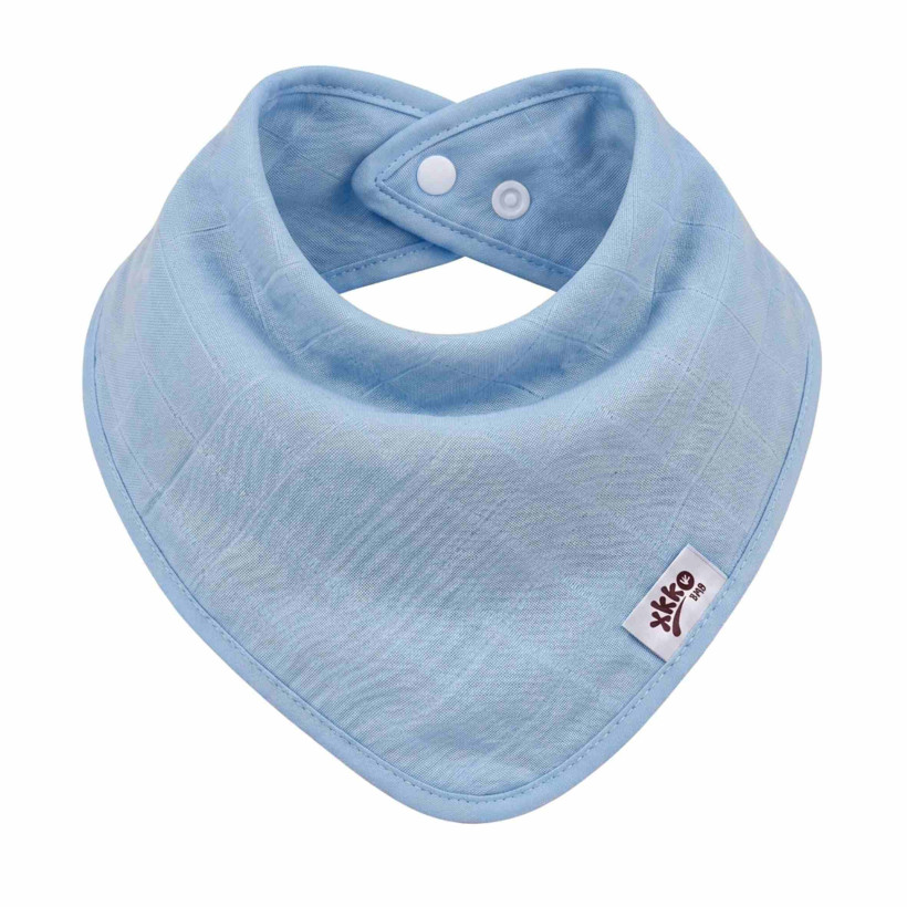 Bandanka bambusowa XKKO BMB - Baby Blue 3x1szt. (Hurtowe opak.)