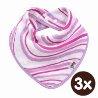 Bandanka bambusowa XKKO BMB - Lilac Waves 3x1szt. (Hurtowe opak.)