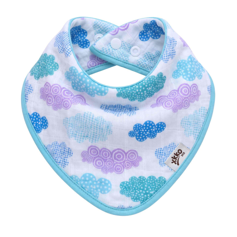 Bandanka bambusowa XKKO BMB - Heaven for Boys 3x1szt. (Hurtowe opak.)