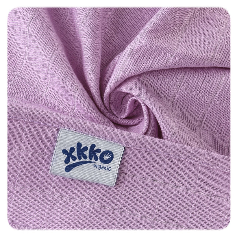 Pieluszki XKKO Organic 70x70 Organic Stare Czasy - Pastels for Girls 5x5szt. (Hurtowe opak.)