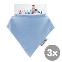 Dribble Ons Classic - Baby Blue 3x1szt. (Hurtowe opak.)