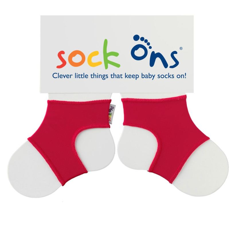 Sock Ons Bright - Red Rozmiar 6-12m