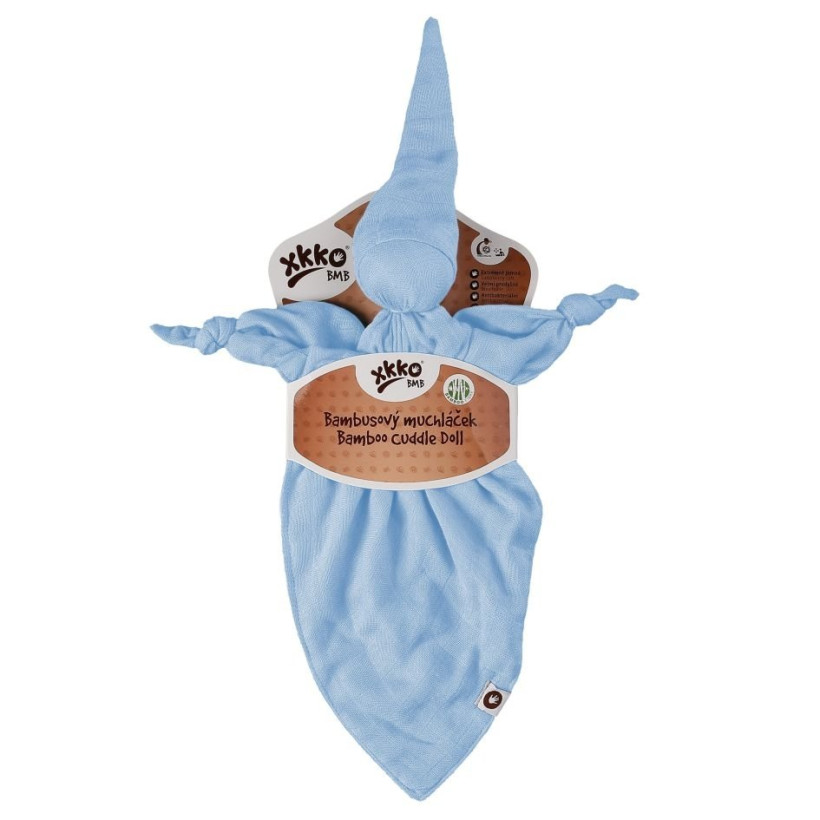 Przytulanka bambusowa XKKO BMB - Baby Blue 5x1szt. (Hurtowe opak.)
