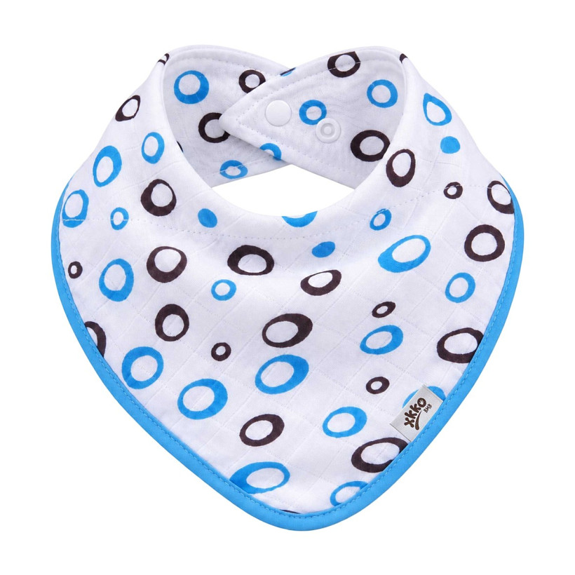 Bandanka bambusowa XKKO BMB - Cyan Bubbles 3x1szt. (Hurtowe opak.)