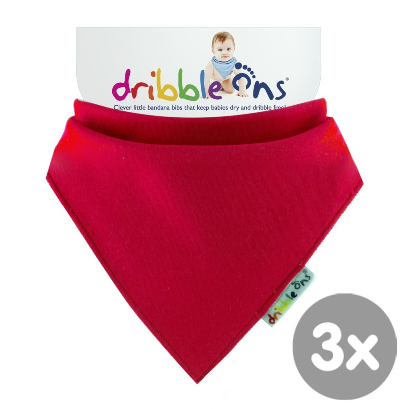 Dribble Ons Brights - Red 3x1szt. (Hurtowe opak.)