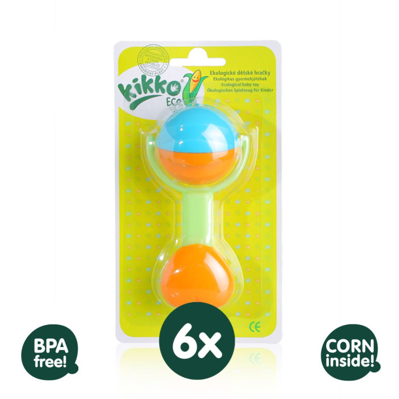 Zabawka ekologiczna XKKO ECO - 6x Serce 6x1 szt. ( Hurtowe opak.)