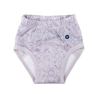 Majtki treningowe XKKO Organic - Safari Lavender Aura Rozmiar L