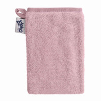 Rękawica kąpielowa z bawełny organicznej XKKO Organic - Baby Pink 5x1szt. (Hurtowe opak.)