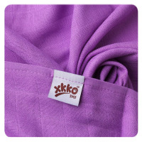 Bambusowe pieluchy XKKO BMB 70x70 - Lilac 10x3st. (Hurtowe opak.)