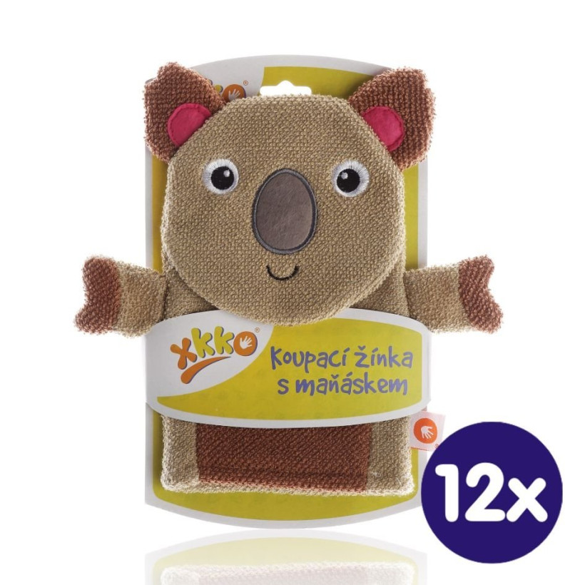 XKKO Pacynka kąpielowa (BA) - Koala 12x1szt. (Hurtowe opak.)