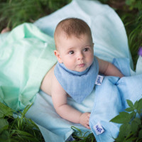 Bandanka XKKO Organic Stare Czasy - Ocean Blue