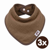 Bandanka bambusowa XKKO BMB - Milk Choco 3x1szt. (Hurtowe opak.)