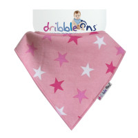 Dribble Ons Designer - Pink Stars 3x1szt. (Hurtowe opak.)