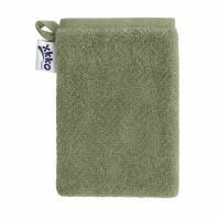 Rękawica kąpielowa z bawełny organicznej XKKO Organic - Granite Green