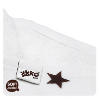 Kocyk bambusowy XKKO BMB 130x70 - Natural Brown Stars 5x1szt. (Hurtowe opak.)