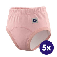 Majtki treningowe XKKO Organic - Baby Pink 5x1Szt. (Hurtowe opak.)