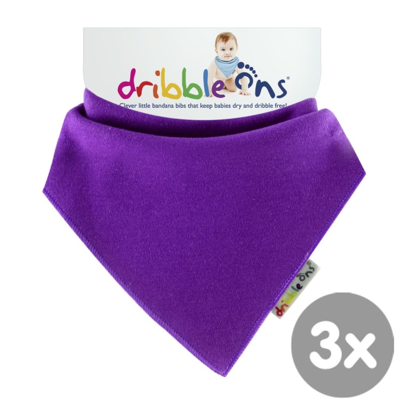 Dribble Ons Bright - Grape 3x1szt. (Hurtowe opak.)