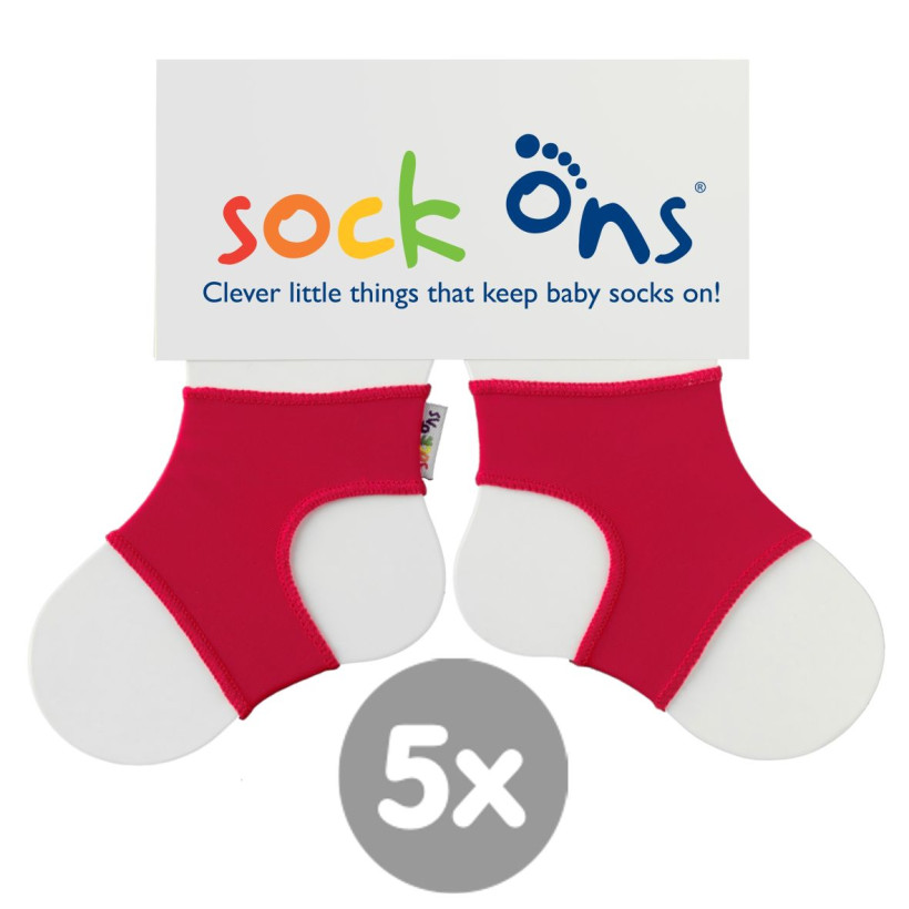 Sock Ons Bright - Red 5x1para (Hurtowe opak.)