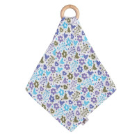 Gryzak bambusowy XKKO BMB z muślinem - Flowers&Birds Boys 6x1szt. (Hurt. opak.)