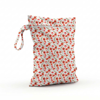 Wodoodporny woreczek XKKO Rozmiar M - Red Poppies